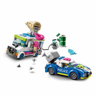 LEGO City Policijski pregon sladoledarskega kombija (60314) Igra 