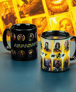 Marvel Avengers Infinity War Heat Change Mug - toplotno občutljiva skodelica - Good Loot Merch