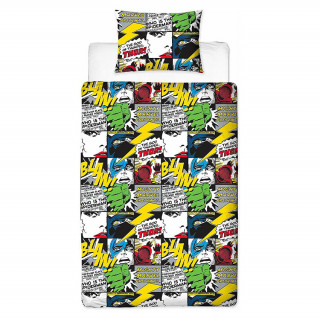 Marvel Comics Scribble Rotary Duvet Set Enojna/Homeware Merch