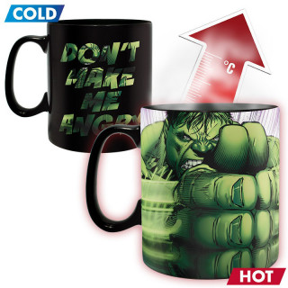 MARVEL - Vrček Heat Change - 460 ml - "HULK SMASH" Merch