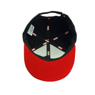 MARVEL - kapa Snapback - črna in rdeča - logotip Merch