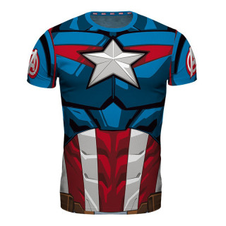 MARVEL - T-shirt cosplay "Captain America" moški L Merch