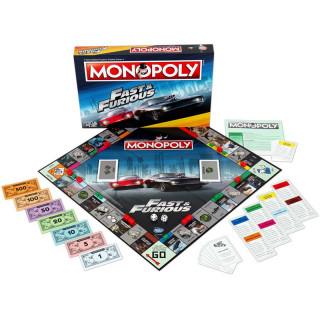 Monopoly Fast and Furious Edition (angleščina) Merch