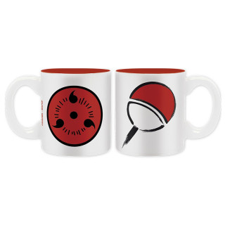 NARUTO SHIPPUDEN - Set 2 skodelic za espresso - 110 ml - Konoha & Uchiha Merch