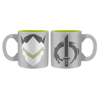 OVERWATCH - Set 2 skodelic za espresso - 110 ml - Hanzo & Genji Merch