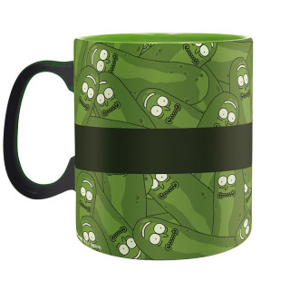 RICK IN MORTY - Skodelica - 460 ml - Pickle Rick Merch