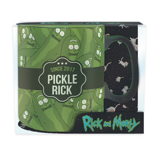 RICK IN MORTY - Skodelica - 460 ml - Pickle Rick Merch