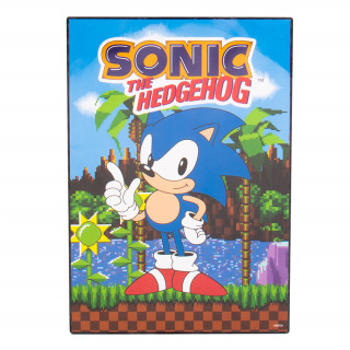 Sonic light up plakat Merch