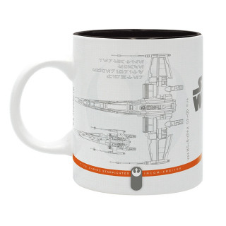 STAR WARS - Skodelica - 320 ml - SW9 Spaceships S škatlo Merch