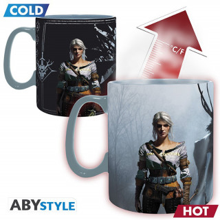 THE WITCHER - Skodelica za menjavo toplote - Geralt & Ciri Merch