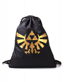 Zelda - Zelda Generic Metallic Gold Rubber Print Gymbag (MI) Merch