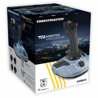 Thrustmaster TCA Sidestick Airbus edition Črna, Modra USB Igralna palica PC PC