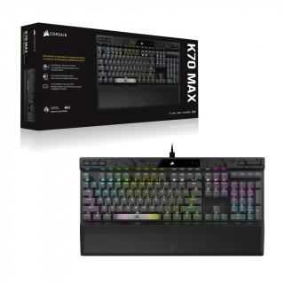 Corsair K70 MAX tipkovnica USB Angleška (ZDA) Črna PC