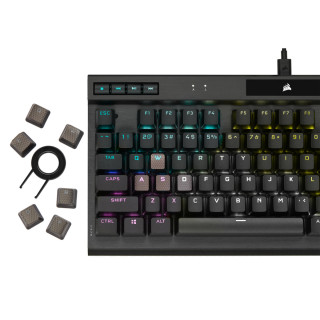 Corsair K70 RGB TKL tipkovnica USB QWERTY Angleška (ZDA) Črna PC