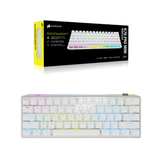 Corsair K70 PRO MINI tipkovnica USB + Bluetooth Bela PC