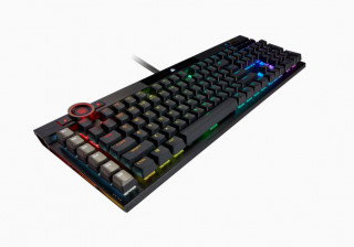 Corsair K100 RGB tipkovnica USB QWERTZ Nizozemski Črna PC