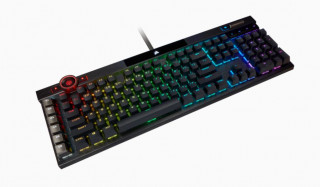 Corsair K100 RGB tipkovnica USB QWERTZ Nizozemski Črna PC