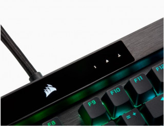 Corsair K100 RGB tipkovnica USB QWERTZ Nizozemski Črna PC