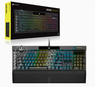 Corsair K100 RGB tipkovnica USB QWERTZ Nizozemski Črna PC