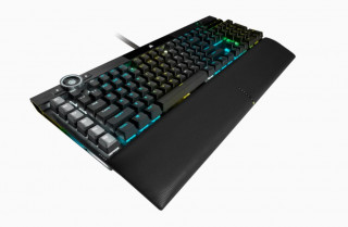 Corsair K100 RGB tipkovnica USB QWERTZ Nizozemski Črna PC