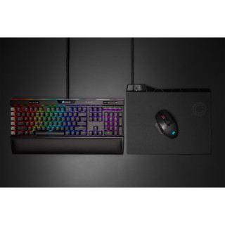 Corsair DARK CORE RGB SE miška Za desno roko RF Wireless + Bluetooth + USB Type-A Optični 18000 DPI PC