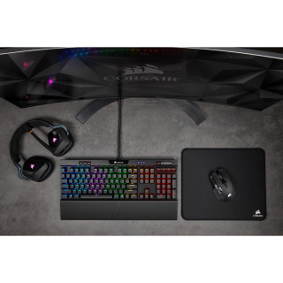 Corsair IRONCLAW RGB miška Za desno roko RF Wireless + Bluetooth + USB Type-A Optični 18000 DPI PC