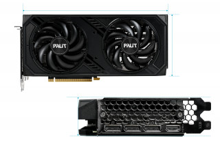 Palit NED407SS19K9-1043D grafična kartica NVIDIA GeForce RTX 4070 SUPER 12 GB GDDR6X PC