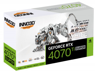 Inno3D GEFORCE RTX 4070 Ti SUPER TWIN X2 OC WHITE NVIDIA 16 GB GDDR6X PC