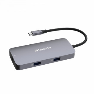 Verbatim CMH-05 USB Tip-C 5000 Mbit/s Srebrna PC