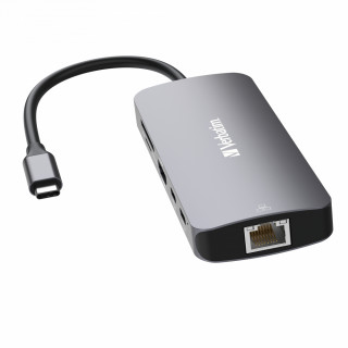 Verbatim CMH-09 USB Tip-C 10000 Mbit/s Srebrna PC