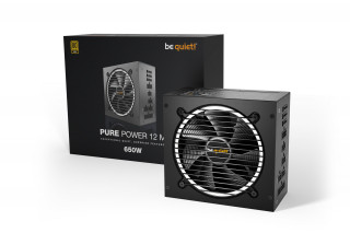 be quiet! Pure Power 12 M napajalna enota 650 W 20+4 pin ATX ATX Črna PC