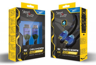 Steelplay JVAPS400039 HDMI kabel 2 m HDMI vrste A (standardni) Črna, Modra PC