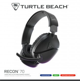 Turtle Beach Recon 70 Slušalke z mikrofonom Žični - Črna PC