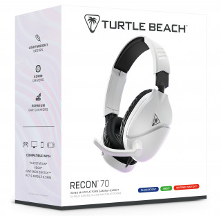 Turtle Beach Recon 70 Slušalke z mikrofonom - Bela PC