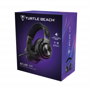 Turtle Beach Atlas Air Slušalke z mikrofonom Žična in Brezžična Naglavni trak Igranje iger Bluetooth Črna PC