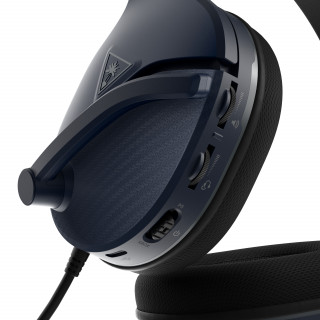 Turtle Beach Recon 200 Gen 2 Slušalke z mikrofonom Žični Naglavni trak Igranje iger Črna, Temnomodra PC