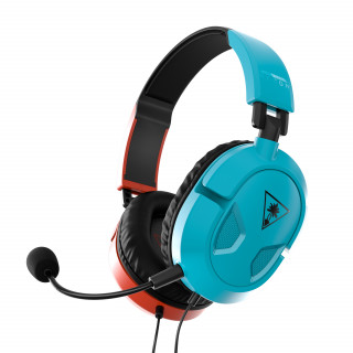 Turtle Beach Recon 50 Slušalke z mikrofonom Žični Naglavni trak Igranje iger Modra, Rdeča PC