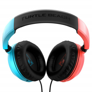 Turtle Beach Recon 50 Slušalke z mikrofonom Žični Naglavni trak Igranje iger Modra, Rdeča PC