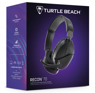 Turtle Beach Recon 70 Slušalke z mikrofonom Žični Naglavni trak Igranje iger Črna PC