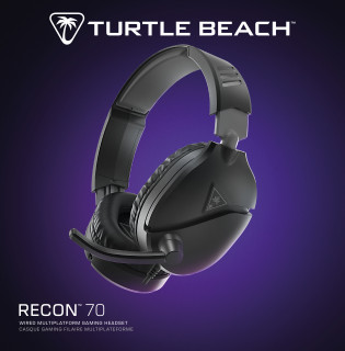 Turtle Beach Recon 70 Slušalke z mikrofonom Žični Naglavni trak Igranje iger Črna PC