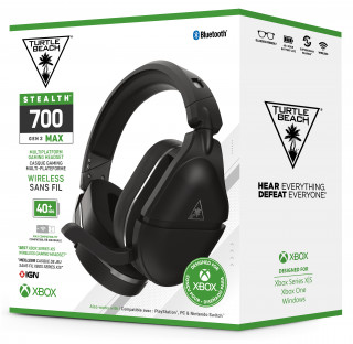 Turtle Beach Stealth 700 Gen 2 Max Slušalke z mikrofonom Brezžična Naglavni trak Igranje iger Bluetooth Črna PC