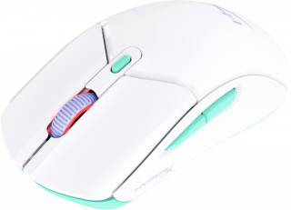 HP HyperX Pulsefire Haste 2 Core Wls - Gaming Mouse (Wht/Grn/Pur) miška Igranje iger Obojeročna USB vrsta-A 3600 DPI PC