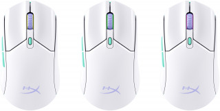 HP HyperX Pulsefire Haste 2 Core Wls - Gaming Mouse (Wht/Grn/Pur) miška Igranje iger Obojeročna USB vrsta-A 3600 DPI PC