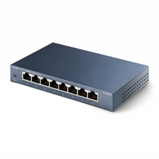 TP-Link TL-SG108 mrežno stikalo Brez upravljanja L2 Gigabit Ethernet (10/100/1000) Črna PC