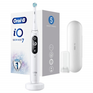 Oral-B iO7 električna zobna ščetka bela Dom