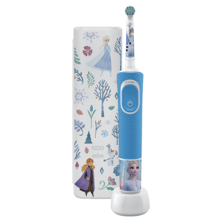 Oral-B D100 Vitality otroška zobna ščetka - Frozen II + torbica Dom