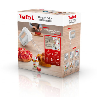 Tefal HT450B38 Prep`Mix belo-siv ročni mešalnik Dom