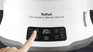 Tefal VC502D10 Convenient Series Deluxe XL beli parni kuhalnik iz nerjavečega jekla Dom