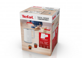 Kotliček Tefal KO693110 Sense 1,5l belo-siv Dom