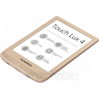 E-bralnik POCKETBOOK PB627 LUX4 Gold etui (6"E Ink Carta, CPU: 1GHz,512MB,8GB,1500mAh, wifi,mSD) Tablica